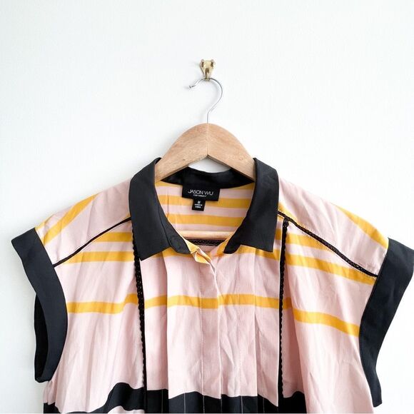 Jason Wu // dress // size medium // pink and yellow dress - Picture 3 of 9